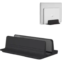 INF Verstelbare verticale standaard voor laptop Zwart
