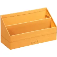 Rhodia 194612C - Brievenbak 25x10x14cm, van imitatieleer, elegant en praktisch, 1 stuk, middernachtblauw
