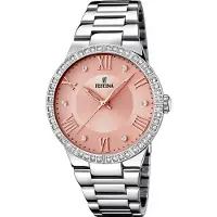 Festina Analoog horloge '- Chronograph BOYFRIEND COLLECTION - Quartz watch movement - Watch case width: 36.5 mm' rose-goud