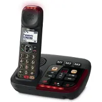 Panasonic Draadloze Telefoon Amplifié Met Antwoordapparaat Zwart