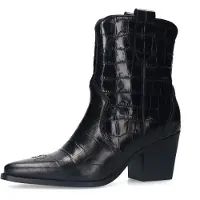 Manfield Cowboylaarzen zwart