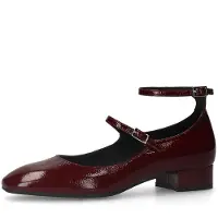 Manfield Pumps donkerrood