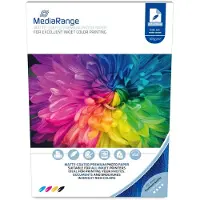 MediaRange 100 vellen mat fotopapier voor inkjetprinter 105 g A4
