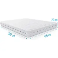Droommatras Matras pocketvering Pocketstar 300 140x200 dikte 21 cm