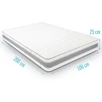 Droommatras Traagschuimmatras Medimax 100x200 dikte 25 cm