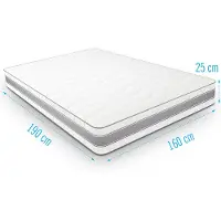 Droommatras Traagschuimmatras Medimax 160x190 dikte 25 cm