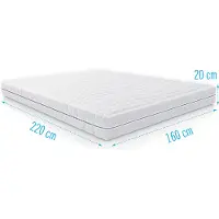 Droommatras Koudschuim matras Multiflex 160x220 dikte 20 cm