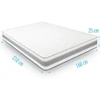 Droommatras Traagschuimmatras Medimax 160x210 dikte 25 cm