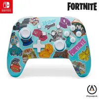PowerA Manette sans fil Fortnite Sticker Mania pour Nintendo Switch