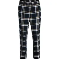 Jack & Jones Pyjamabroek 'JACRimon' lichtbruin / zwart / wit