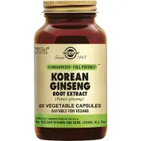 Solgar 2x Korean Ginseng Root Extract (60 capsules)