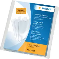 Herma documenthoes 5015 transparant PP (polypropeen) 10,7 x 7,6 cm 25 stuks