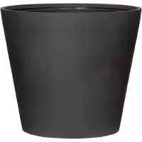 Pottery Pots Bloempot Refined Bucket S Volcano Black 50 x 40 cm