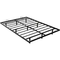 Juskys Metalen Bed Palamos - 140 x 200 cm - Incl. LED - Zwart