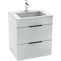 Laufen Cube - Kast met wastafel, 54x42x62 cm, wit H4536121763001