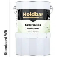 Holdbar Keldercoating Standaard Wit 2,5 kg