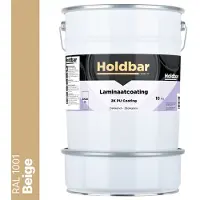 Holdbar Laminaatcoating Beige (RAL 1001) 10 Kg - Laminaat Verf - Vloerverf - Alle Kleuren - Krasvast - UV-bestendig - Vergeelt niet - Gemakkelijk Schoonmaken - 2 Componenten