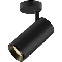 SLV Opbouwspot Numinos L zwart 2700K - 60gr