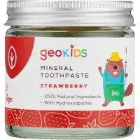 Georganics kindertandpasta - fluoridevrij - aardbei - HAP - 60 ml