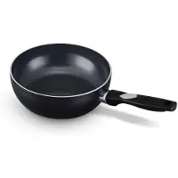 Beka Pro Induc, Ronde wok-/roerbakpan, zwart, keramisch, aluminium, 4,6 liter