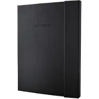 Sigel notitieboek - Conceptum Pure - A4+ - zwart - hardcover - 194 pagina's - 80 grams - ruit - met magneetsluiting - SI-CO141