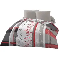 HOME LINGE PASSION Microvezel beddengoedset - HOME LINGE PASSION - SHIZUOKA - Overtrek 220 x 240 cm + 2 kussenslopen...