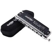 Easttop Kingdream - chromatische mondharmonica - 12 gaten / 48 tonen - toonsoort C