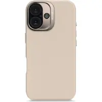 Decoded Beschermhoesje voor iPhone 16 Schokbestendig MagSafe (iPhone 16), Smartphonehoes, Beige