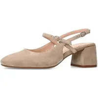 Manfield Slingpumps donkerbeige