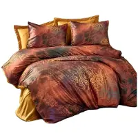 L'essentiel Maison L'Essentiel Home Linens, Rue, King-size beddengoedset (FR), Rood, 100% polyester microvezel, 240 x 220 cm