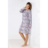 Hajo nachthemd paisley bloem | Maat 48/50