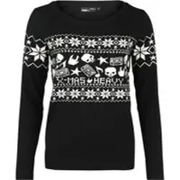 EMP Christmas jumper - XMAS Special Collection - Gebreide sweater - S tot XXL - voor Vrouwen - zwart - Maat M