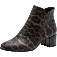 Tamaris Enkellaarsje beige / chocoladebruin / zwart