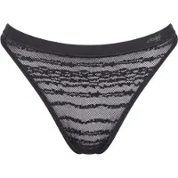 Sloggi FREE Evolve String Lace Dames Onderbroek - ZWART