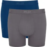 Sloggi SLG Base Short C2P Heren Onderbroek - GRIJS BLAUW