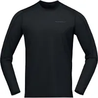 Norrøna - Falketind EqualiserUll Long Sleeve - Merinoshirt XL, zwart