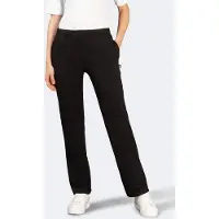 Hajo Comfortabele dames joggingbroek zwart | Maat 48