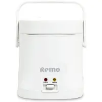 Remo Luxe - Rijstkoker - - 0,3 Liter - 200W - Rijstkoker klein - Rijstkoker met stomer - Rijstkokers - Elektrische rijstkoker - Heel compact en zeer handig in gebruik