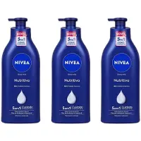 Nivea Bodymilk – Original met Pomp - Voordeelverpakking 3 x 500 ml