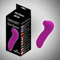 Power Escorts Oral Queen Roze Klitoris Vibrator Zuiger - 10 Modes - Oplaadbaar - BR160