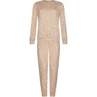 Rebelle Perzikfleece pyjama speelse vlekken | Maat 48