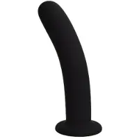 Power Escorts Zwarte Smooth Silicone Dildo 6 Inch – bo-N11511