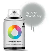 Montana Colors MTN Grijze Waterbasis Spuitverf - 100ml graffiti spray-paint geschikt voor kinderen