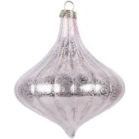 Clayre & Eef Kerstbal Overig Ø 10x10 cm Roze Glas Kerstballen