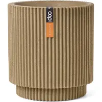 Capi Europe Vaas cilinder groove nl d36h38 beige
