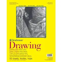 Strathmore - gelijmd tekenblok - 27.9x35.6 cm - 114 grams papier - 50 vel - P340-111