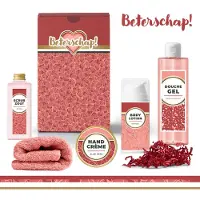 Triomf Geschenkset "Beterschap" - 5 producten - 610 gram - Cosmetica | Cadeau voor Haar Cadeautje Giftset Geschenk set box Roze