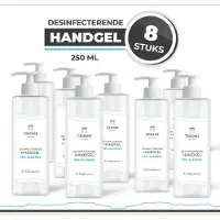 Triomf Handgel 75% - 8-Pack - 250 ML - Cosmetica | Q1 Desinfecterende Handgel Hand Gel | LP5