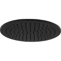 Ben Round hoofddouche Ø25cm mat zwart
