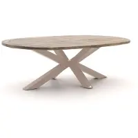 Rough furniture + 15% kassakorting | ROUGH-Y Ellips low dining tuintafel 240x120cm